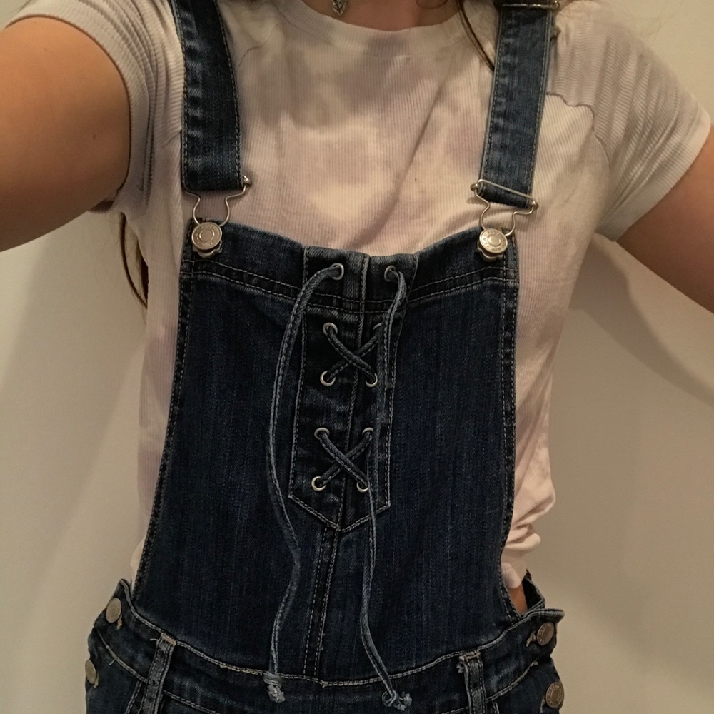 Pacsun denim overalls